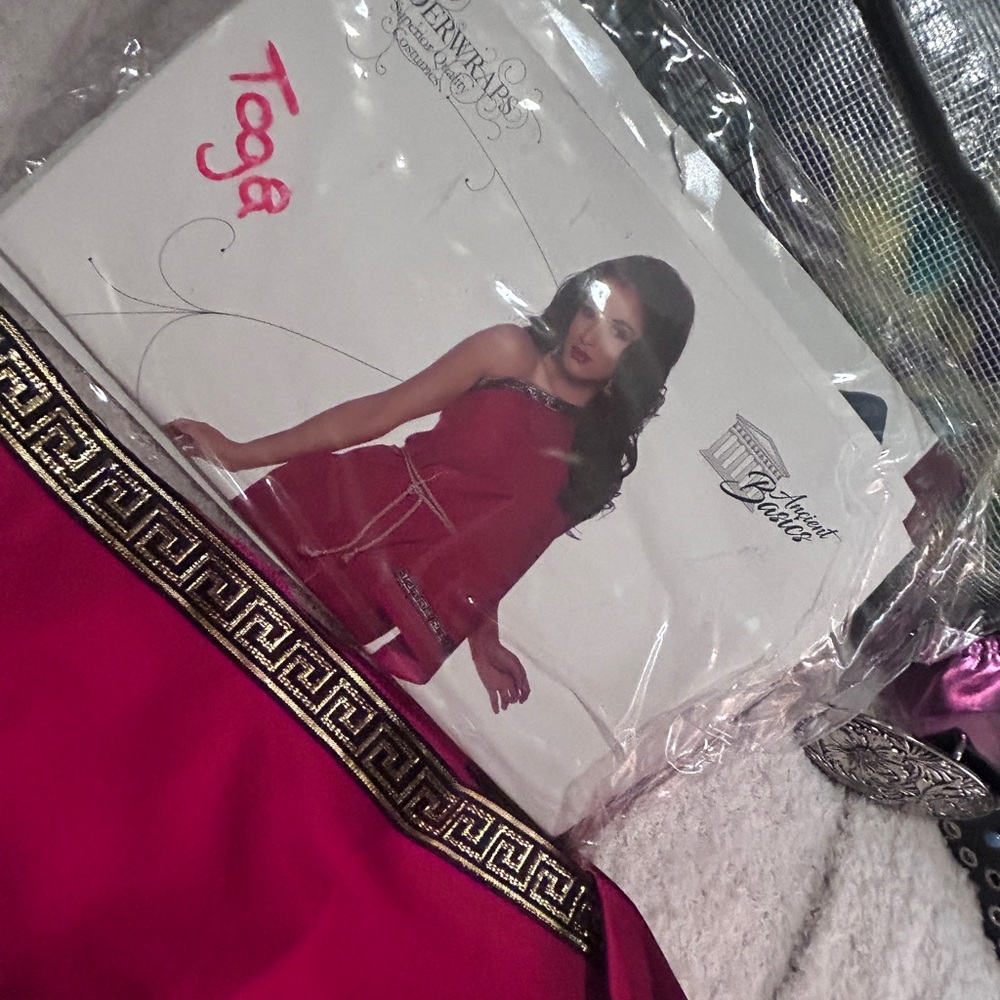 Beverly Hills Pink Toga Dress